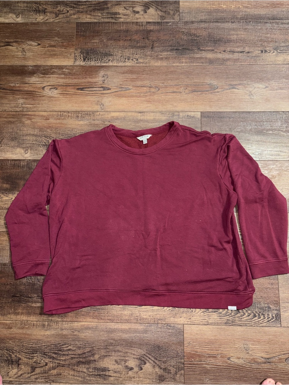 Orvis Women's XXL Dropped Shoulder Modal Blend Fleece Lined Crew Neck Sweatshirt
